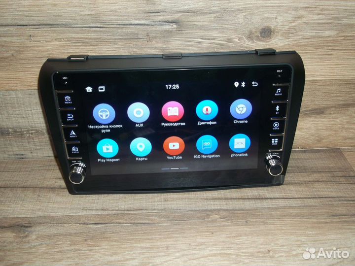 Магнитола Mazda 3bk Android с физическими кнопками