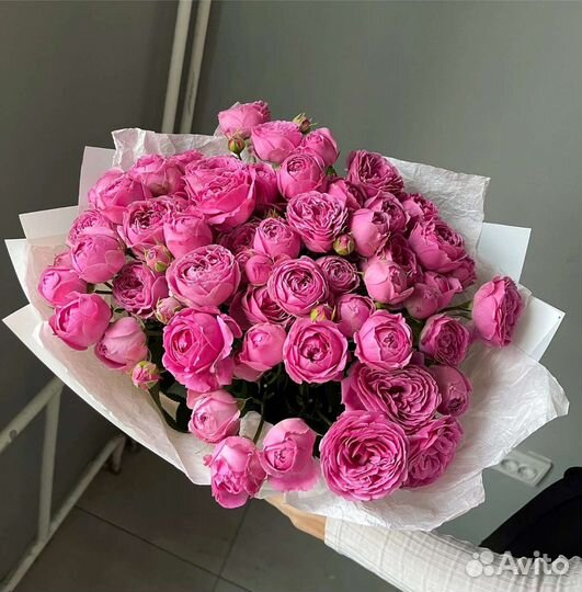 Цветы розы букет