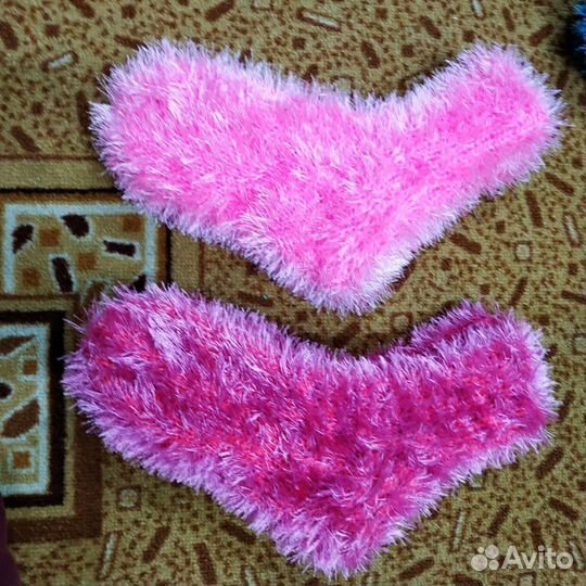 Теплые вязанные носки