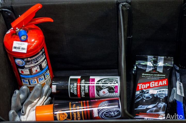 Автомобильный органайзер Black Red L