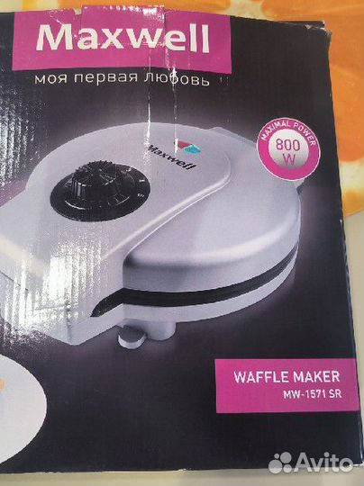 Вафельница Maxwell mw-1571 sr