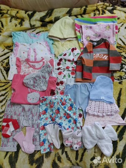 Пакет одежды на девочку 56-68