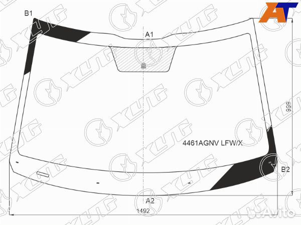 Стекло лобовое KIA seltos