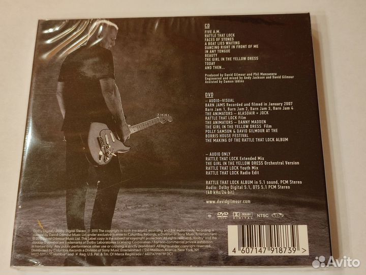 Cd+dvd Digipack David Gilmour - Rattle That Lock