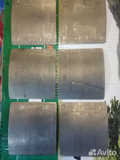 Титановые пластины для бронежилета