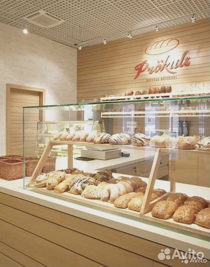 Стойка с витриной для пекарни, стойки для кондитер