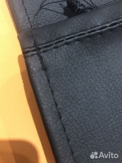 Оплетка на руль со шнуровкой на широкий руль