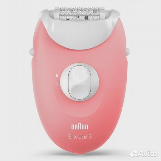Эпилятор Braun 3-176 Silk-epil 3 SE, розовый