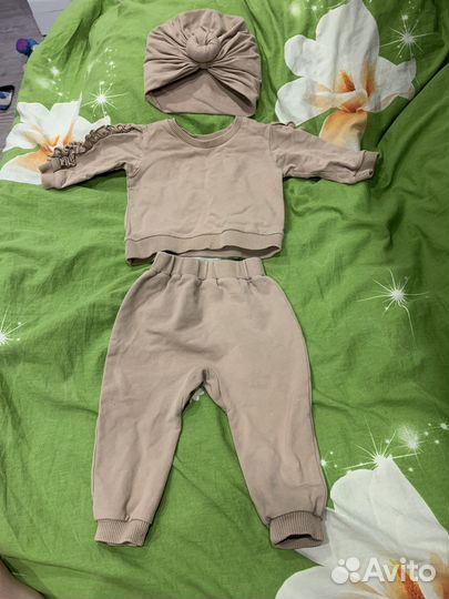 Костюм для девочки с тюрбаном 68