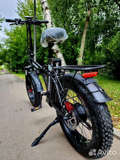Электровелосипед фэтбайк складной