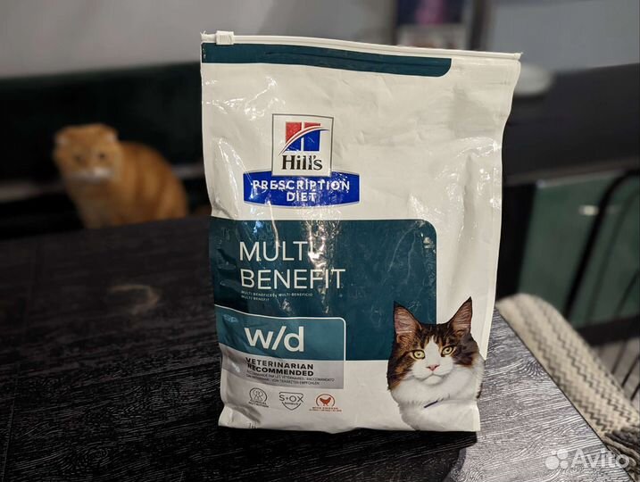 Корм для кошек Hills W/D 3кг