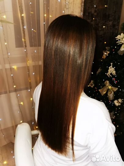 Кератиновое выпрямление волос /ботокс