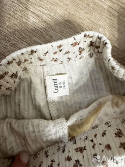 Лосины детские и майка 12-18мес