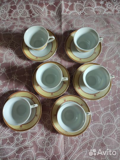 Кофейный сервиз на 6 персон, новый