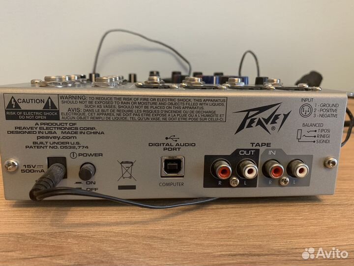 Микшерный пульт Peavey PV6 USB