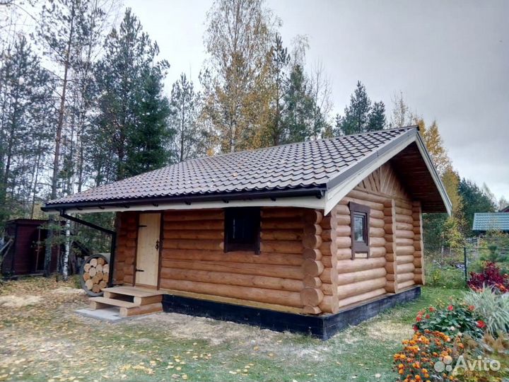 Баня рубленная