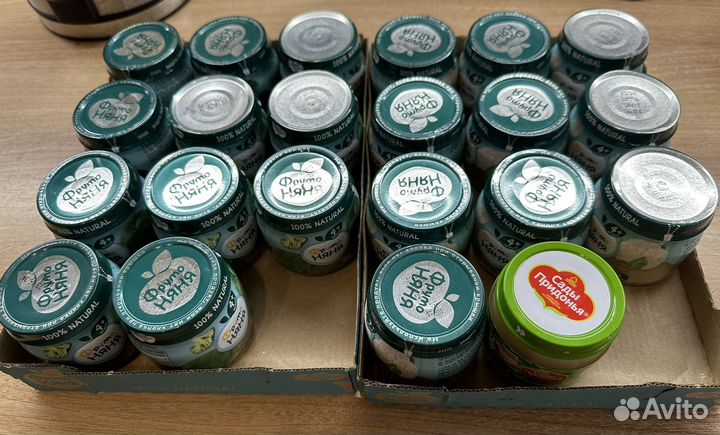 Детское овощное пюре фрутоняня