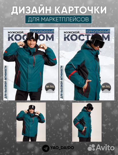 Инфографика для маркетплейсов, графический дизайн