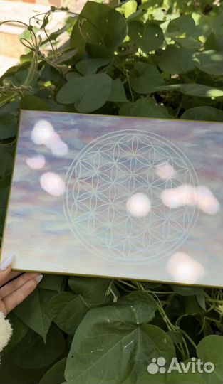 Картина Цветок жизни акрил