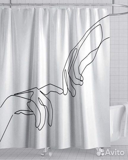 Штора для ванной