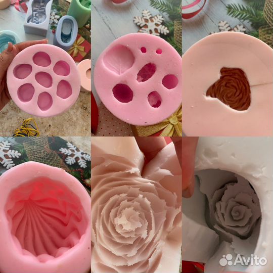 Формы для мыла силиконовые