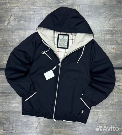 Мужские бомбери с капюшоном Loro piana