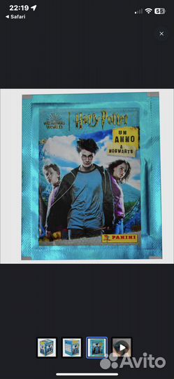 Наклейки panini Гарри Поттер один год в хогватсе