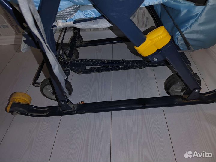 Детские санки с колесами бу