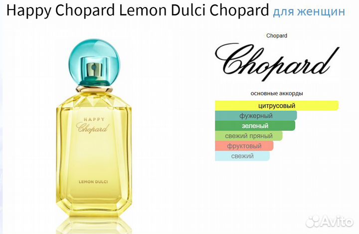 Happy Chopard Lemon Dulci Chopard 8мл