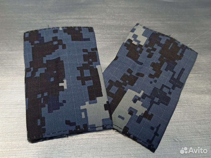 Фальш погоны синяя цифра