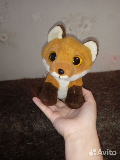 Мягкая игрушка пучеглазик лисёнок