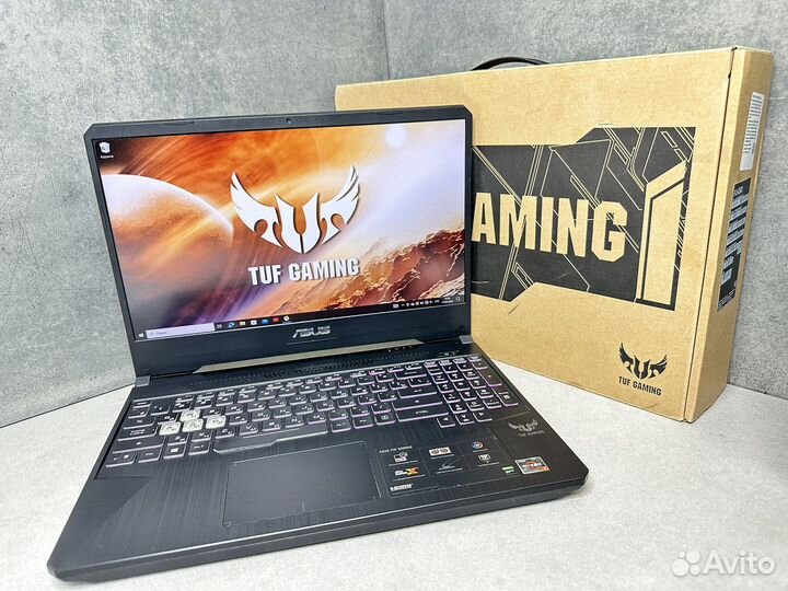 Игровой asus TUF FX505D Ryzen 7 GTX1050+vega 10