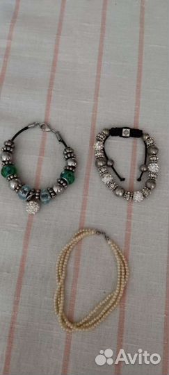 Браслеты 3шт бижутерия