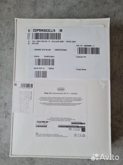 Планшет Apple iPad 64Gb Wi-Fi+Cellular Space Gray