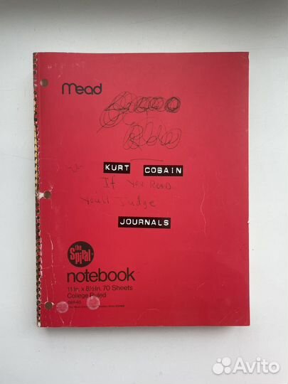 Книга Kurt Cobain Journals (Nirvana)