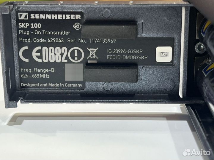 Плагон Sennheiser EW 100 G 3 Range B