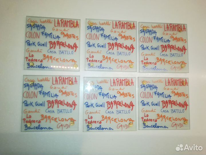 Подставка для кружек набор 6 шт. Испания