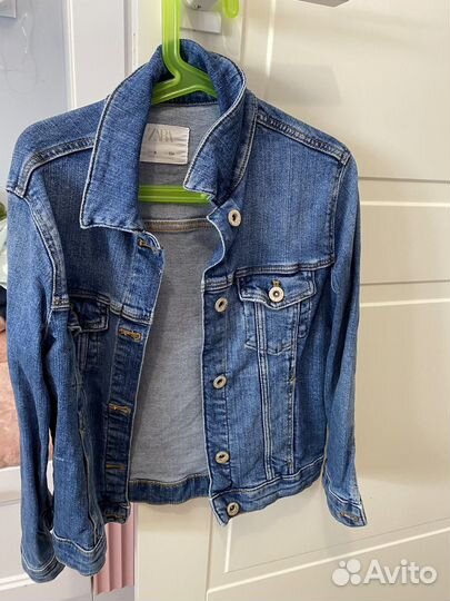 Джинсовая куртка zara для девочки