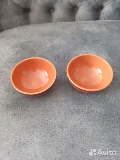 Тарелочки из глины времен СССР (2 штуки)