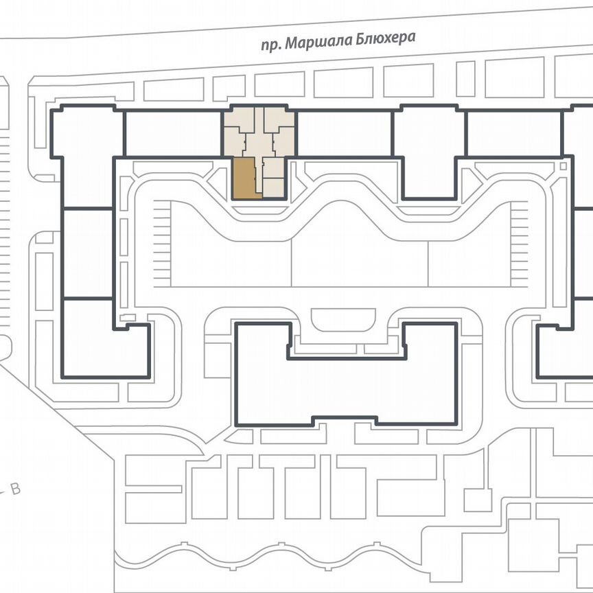 3-к. квартира, 77,5 м², 6/17 эт.