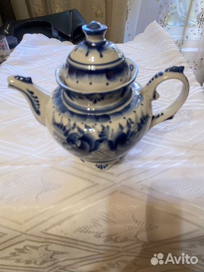 Заварочный чайник гжель