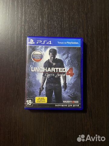 Uncharted 4: A Thief's End диск для PS4