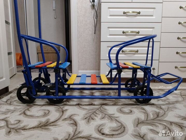 Санки детские двухместные