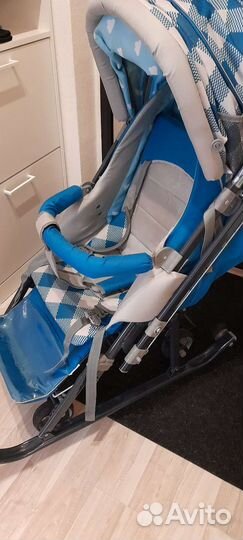 Детские санки коляска