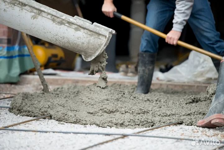 Доставка бетона миксером