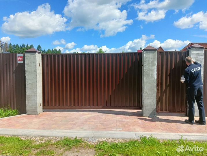 Ворота откатные автоматические