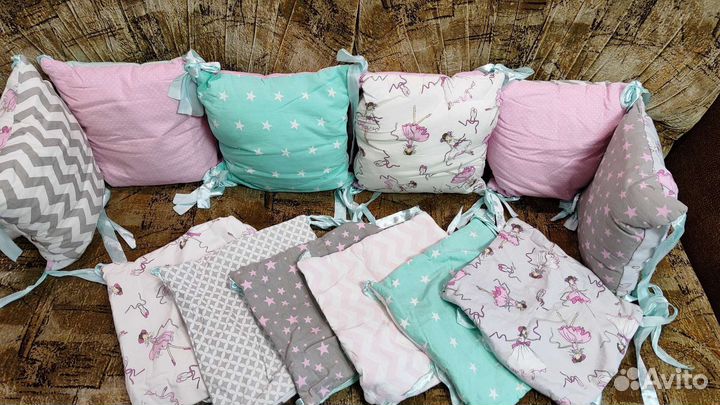 Подушки в детскую кроватку