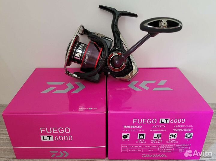Катушка Daiwa 20 Fuego и 20 Exceler