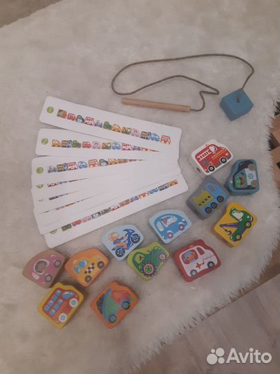 Развивающие деревянные игрушки