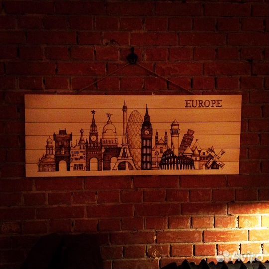 Панно на дереве 